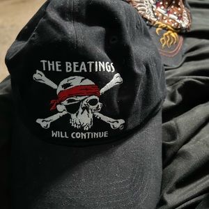 Last Chance Donating next week. NWOT hat. Back says “Until morale improves”